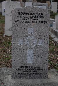 Hong Kong Cemetery - Barker, Edwin